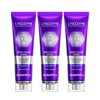 Teeth Whitening Toothpaste – SmileFitPro Enzyme Formula for Removing Stains & Fresh Breath