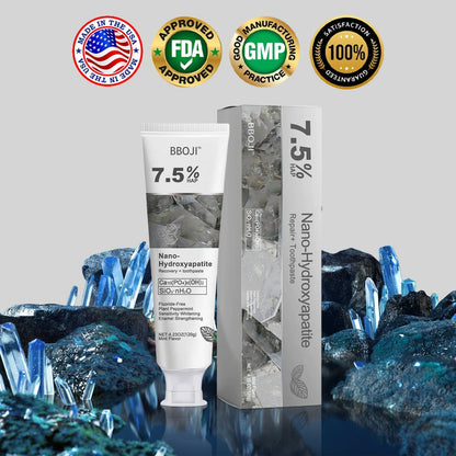 ✨Ends Tonight: Get 50% OFF Before It’s Gone!🎁 BBOJI™ Fluoride-Free Hydroxyapatite Toothpaste – Gentle Whitening & Enamel Strength for Sensitive Teeth